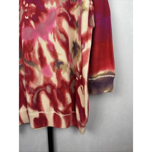 Natural Life Taylor Oversized Sweater Women's L/XL Colorful Abstract Art to Wear - Picture 9 of 10